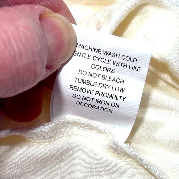 Relativity | Women’s Cream Bell Sleeve Tunic Boho Embroidery and Lace Bl… - Picture 11 of 11